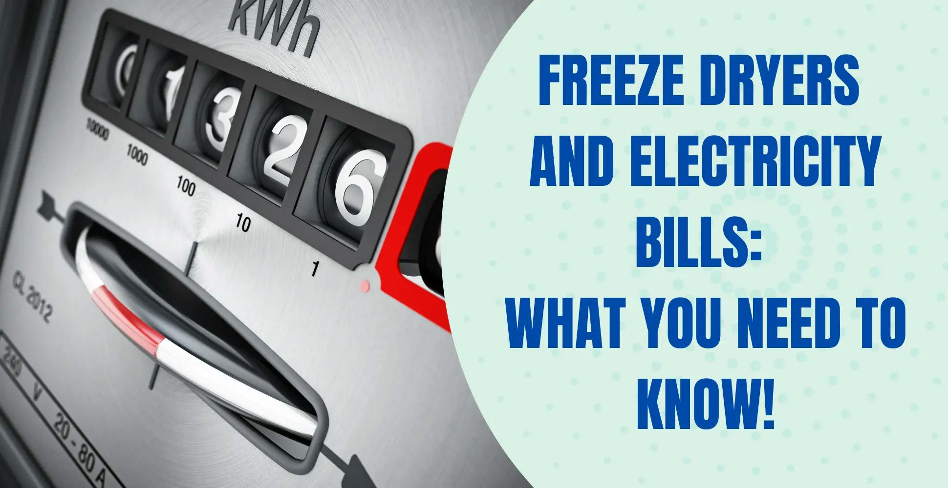 Do Freeze Dryers Use a Lot of Electricity